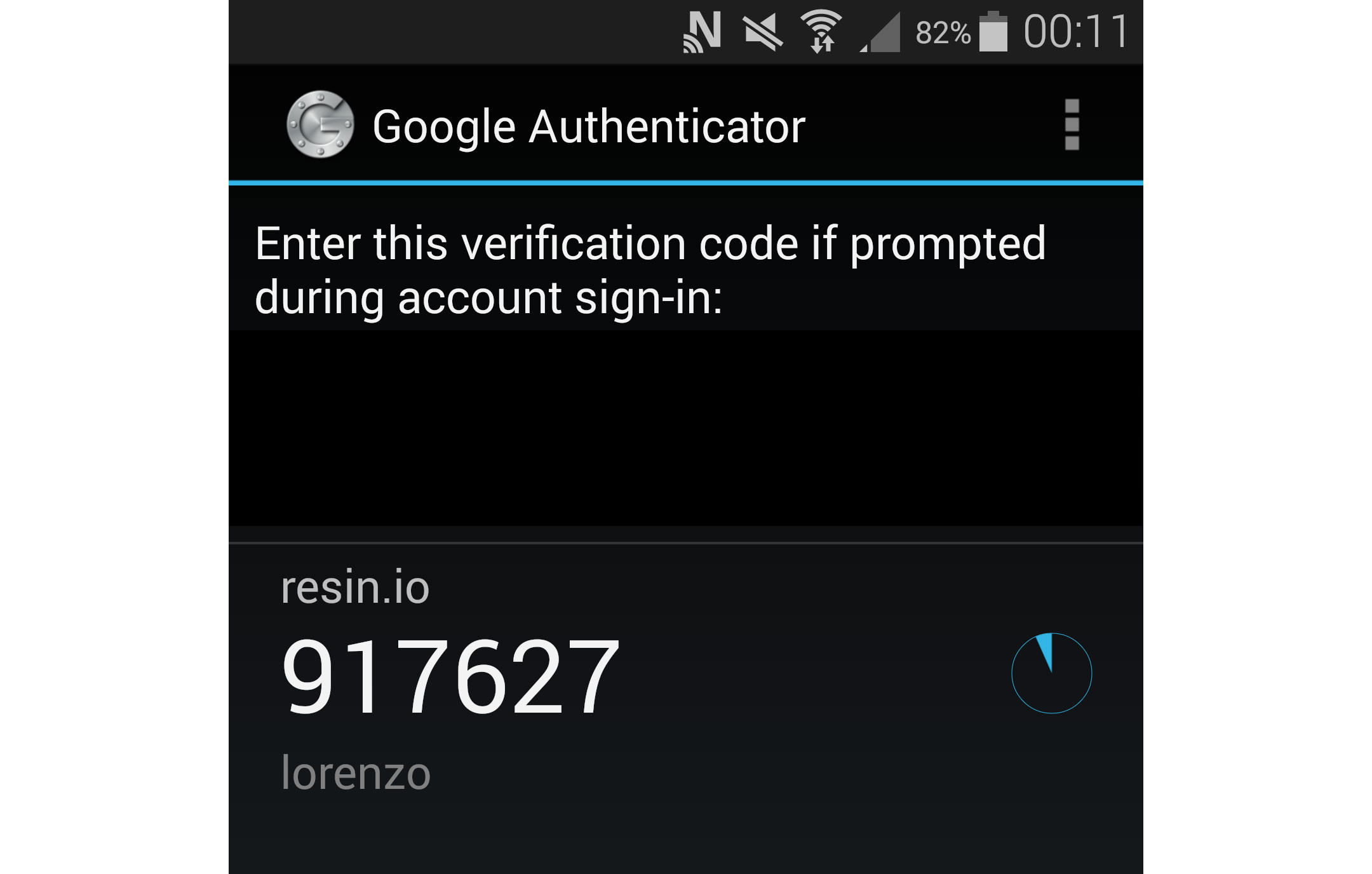 Google Authenticator Codes